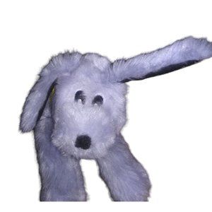 VTG Cosmo Gray Dog Stuffed Animal Toys R Us Battat Plush Puppy Dog